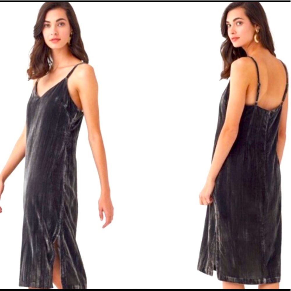 Splendid Moonstone Crushed Velvet dress sz S